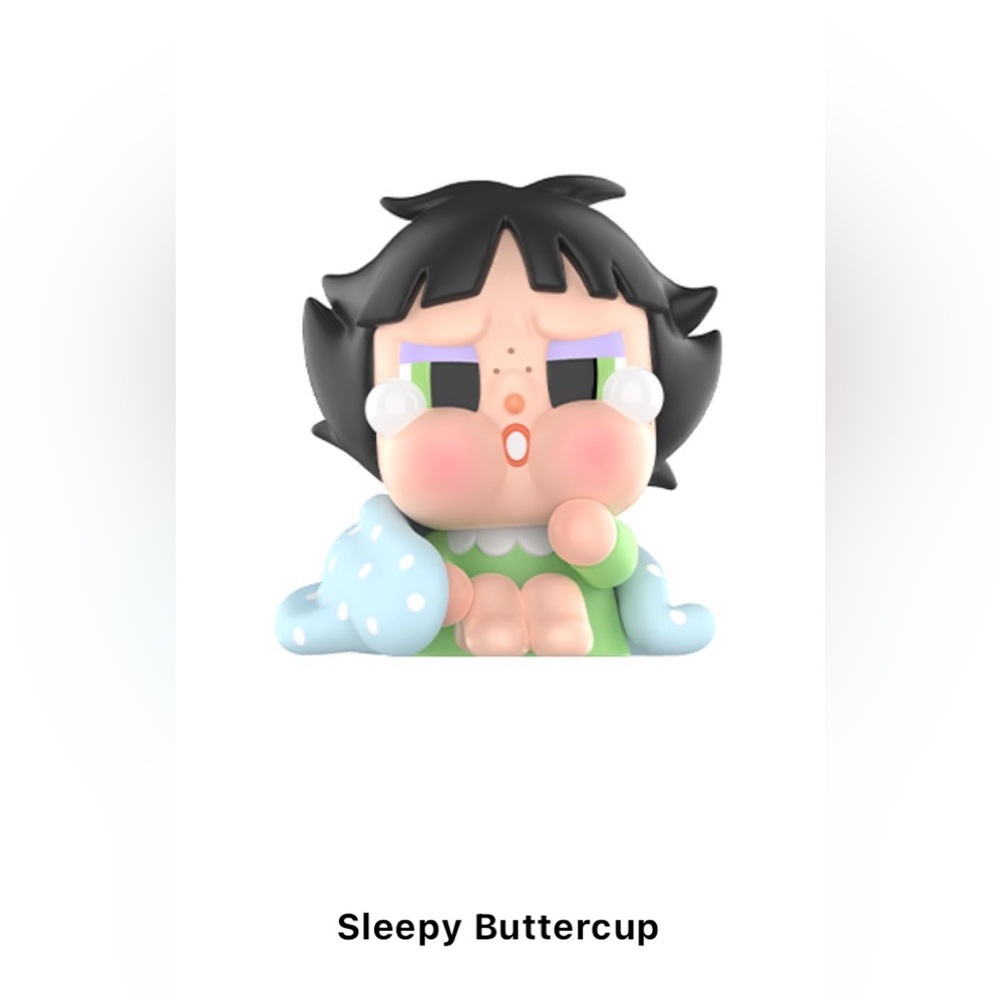THE POWERPUFF GIRLS X CRY BABY - SLEEPY BUTTERCUP - BRAND NEW IN BOX